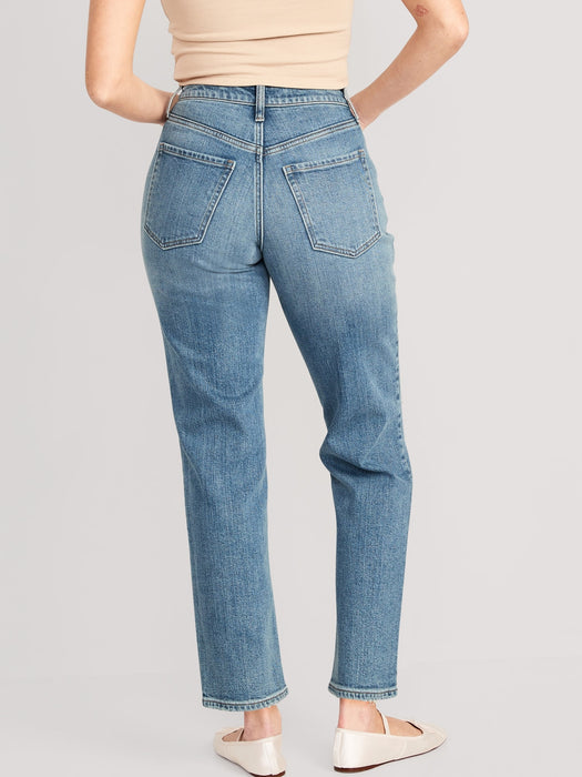 Curvy High-Waisted OG Loose Ripped Jeans