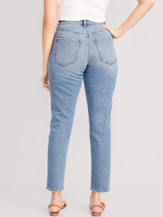 Curvy High-Waisted OG Straight Ankle Jeans