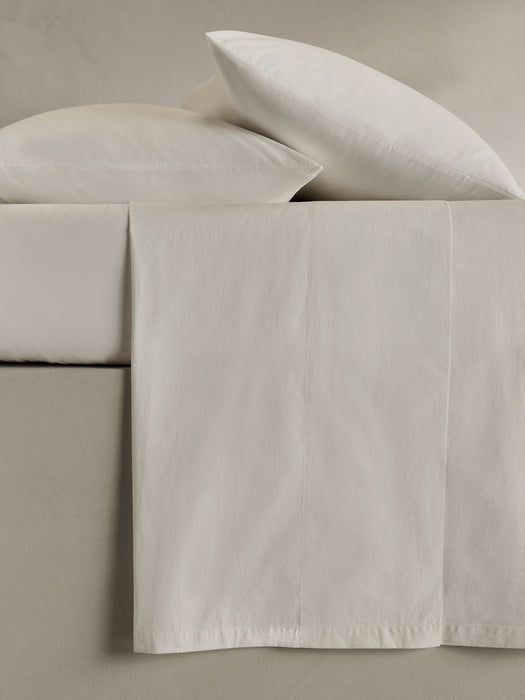 Washed Cotton Percale Sheet Set