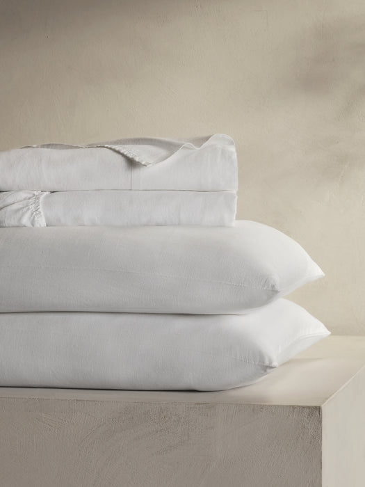 Washed Linen-Cotton Sheet Set