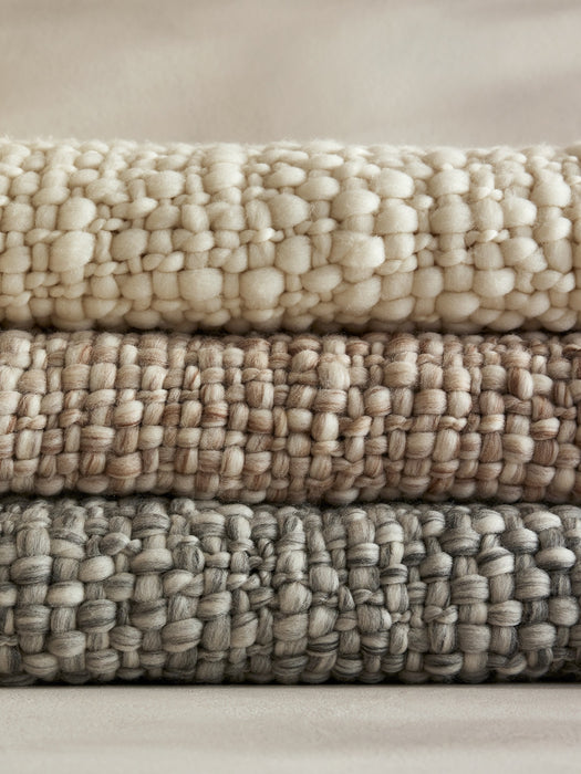Hand-Carded Merino Throw Blanket