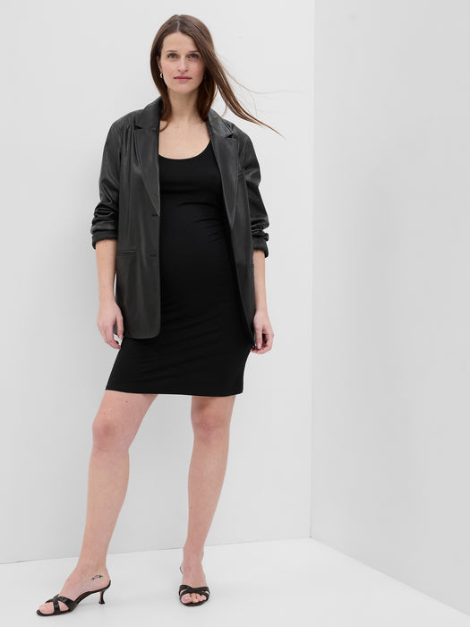 Maternity Jersey Tank Mini Dress