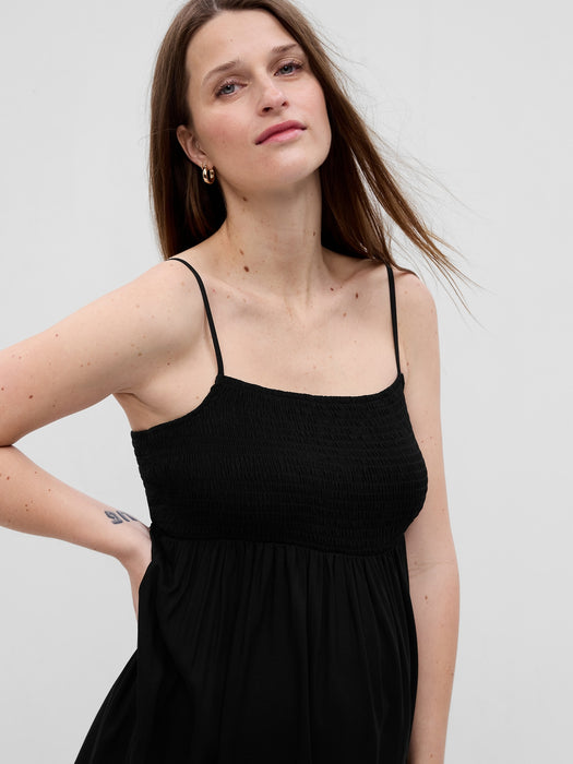 Maternity Smocked Maxi Dress
