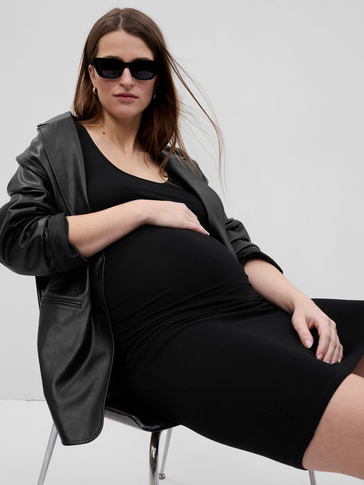 Maternity Jersey Tank Mini Dress