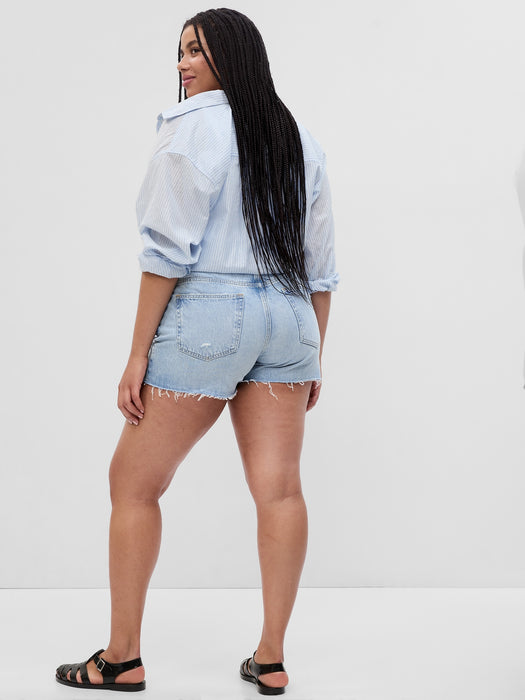 4" Low Rise Stride Denim Shorts