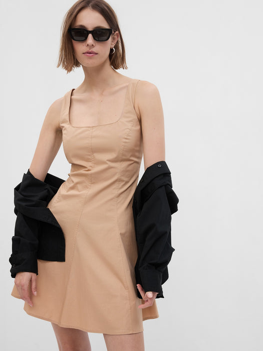 Square Neck Mini Dress