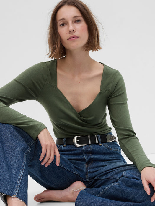 Modern Sweetheart Wrap T-Shirt