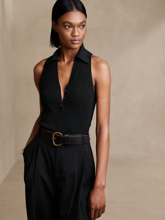 Cassi Sweater Polo Tank