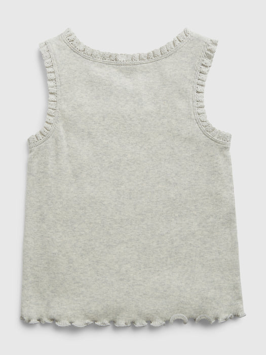 Toddler Lace-Trim Tank Top (3-Pack)