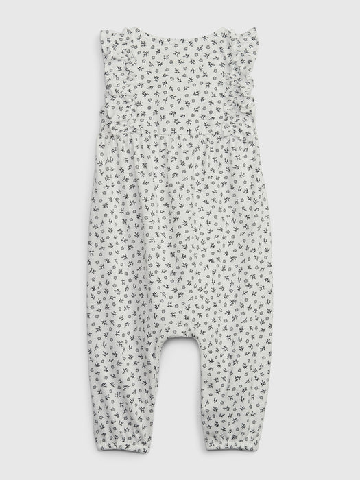 Baby 100% Organic Cotton Floral One-Piece