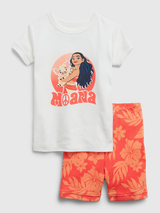 babyGap &#124 Disney 100% Organic Cotton Moana PJ Shorts Set