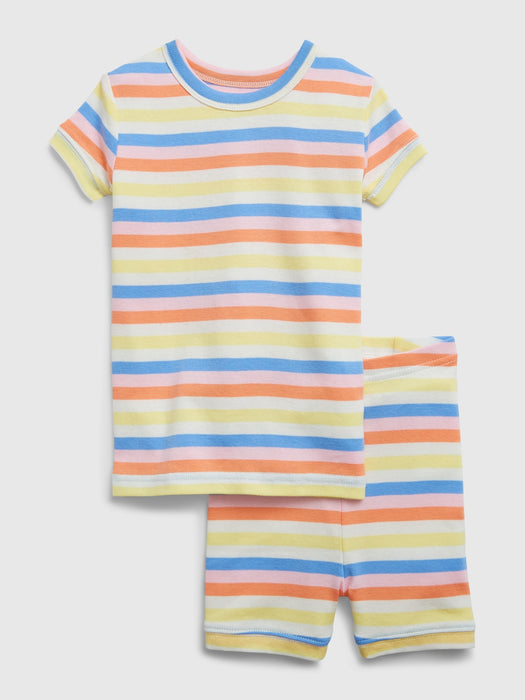 babyGap 100% Organic Cotton Stripe PJ Shorts Set