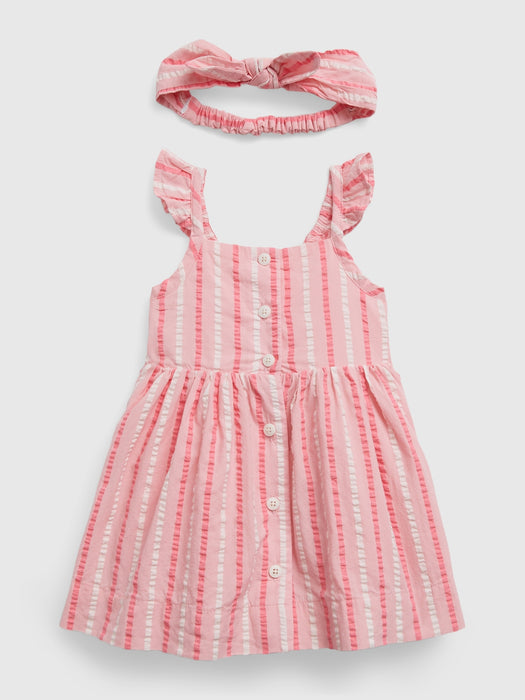 Baby Stripe Dress Set