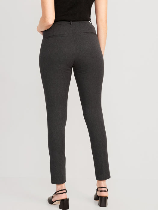 Curvy High-Waisted Pixie Skinny Ankle Pants