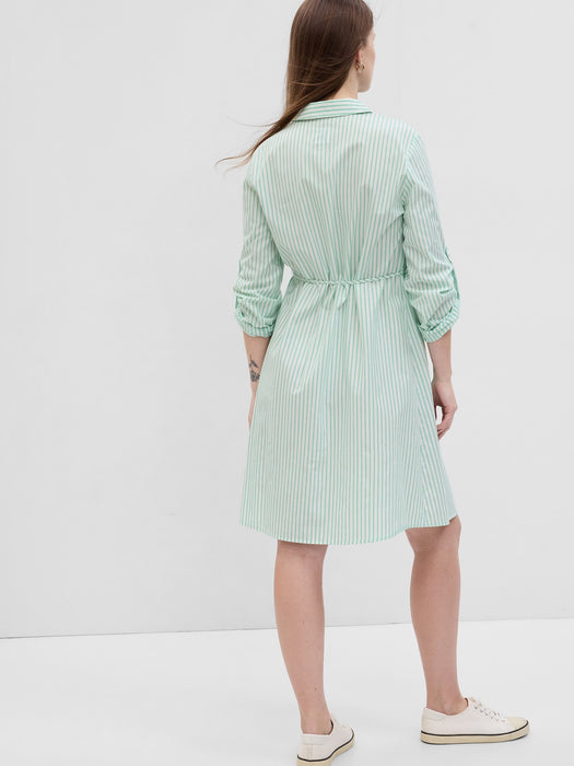 Maternity Tie-Front Shirtdress