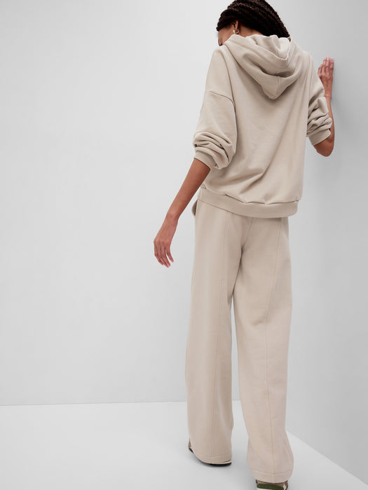 Vintage Soft Seamed Wide-Leg Sweatpants