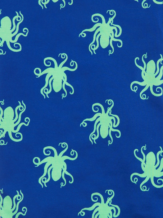 Kids 100% Organic Cotton Octopus PJ Shorts Set