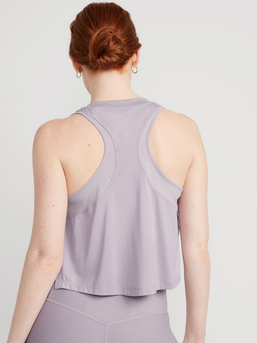 Sleeveless UltraLite All-Day Performance Cropped Top for Women