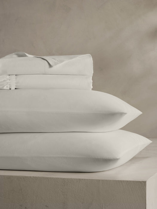 Washed Cotton Sateen Sheet Set