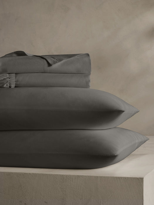 Washed Cotton Sateen Sheet Set