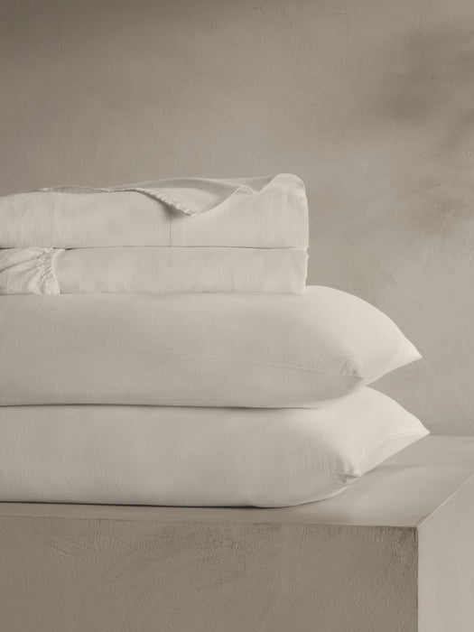 Washed Linen-Cotton Sheet Set