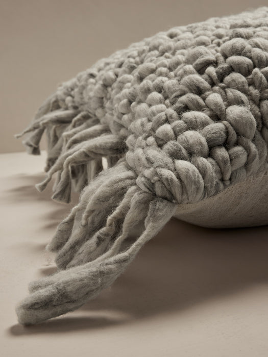 Hand-Carded Merino Pillow