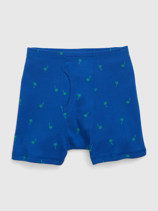 Kids 100% Organic Cotton Gap Logo Boxer Briefs (4-Pack)