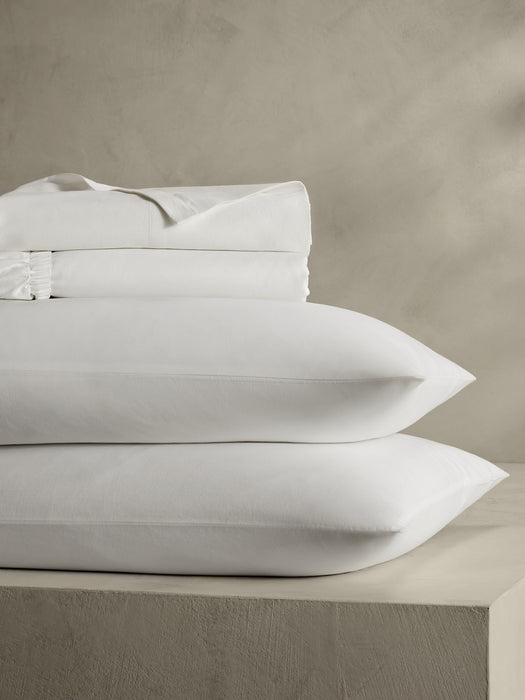 Washed Cotton Sateen Sheet Set