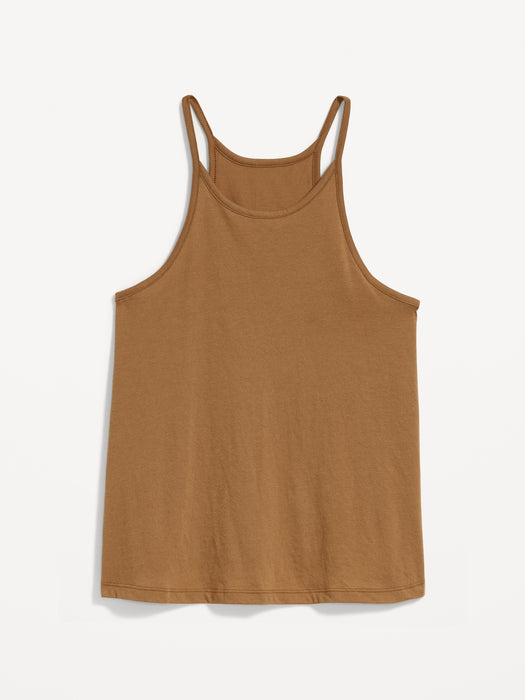 Relaxed Halter Tank Top for Women