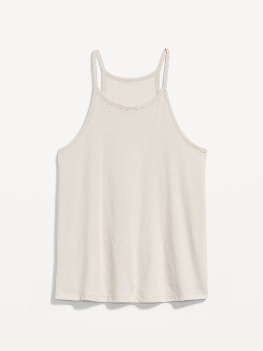 Relaxed Halter Tank Top for Women