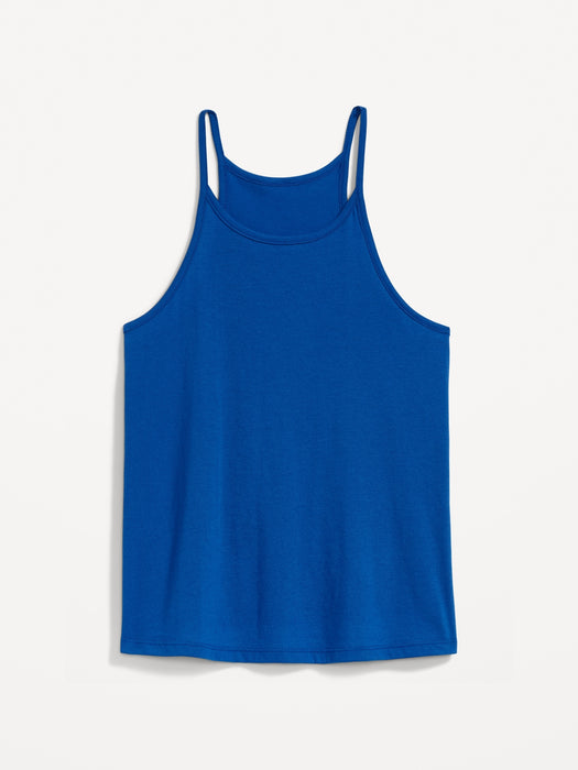 Relaxed Halter Tank Top for Women
