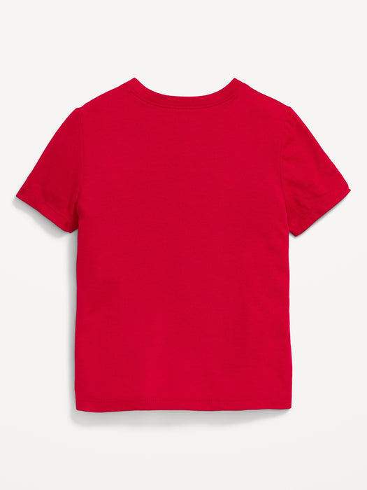 Matching Unisex Short-Sleeve Logo-Graphic T-Shirt for Toddler
