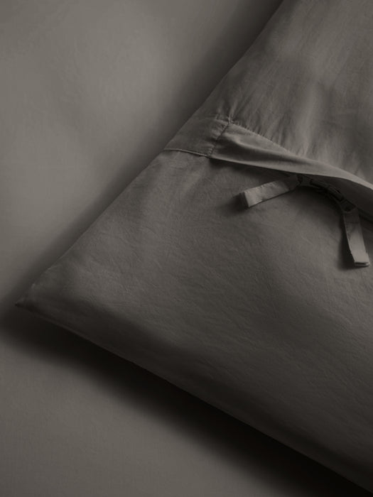 Washed Cotton Percale Duvet Cover