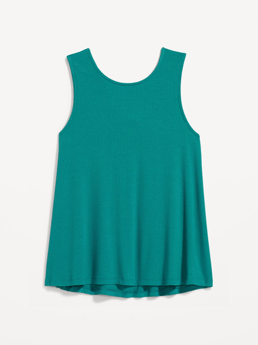 Luxe High-Neck Twist-Back Tank Top for Women