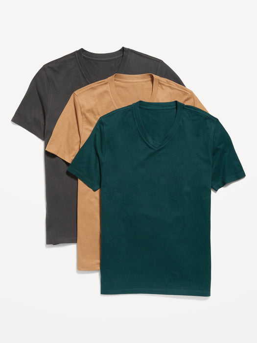 Soft-Washed V-Neck T-Shirt 3-Pack for Men