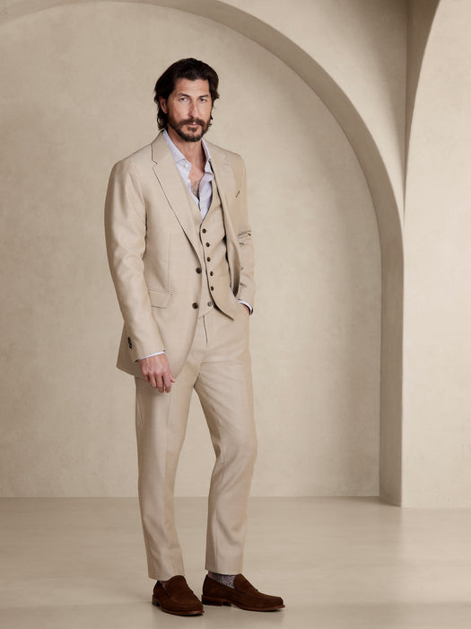 Signature Italian Hopsack Suit Vest