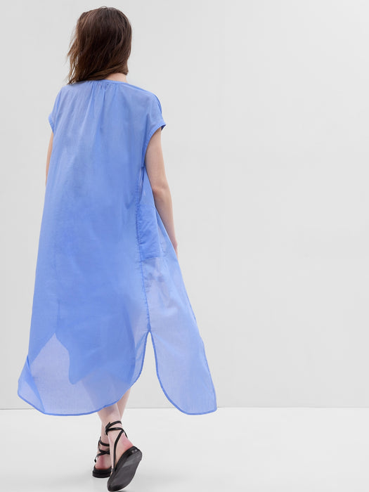 Voile Dolman Shirtdress