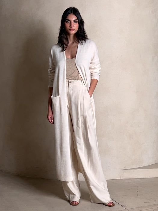 Cora Lightweight Cashmere Duster Cardigan