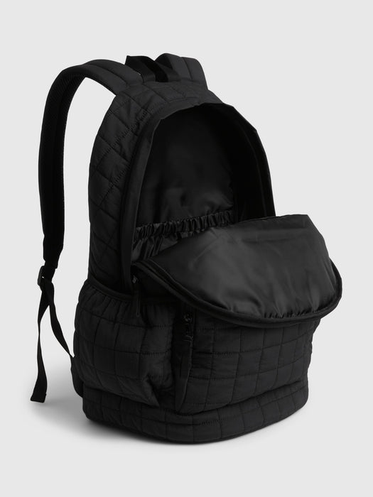 Kids Nylon Quilted Backpack