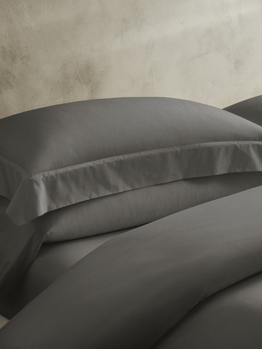 Washed Cotton Percale Duvet Cover