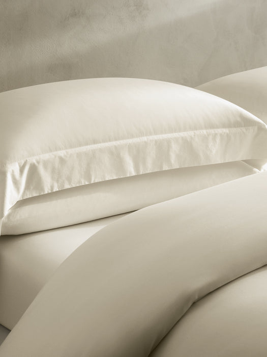 Washed Cotton Sateen Duvet Cover