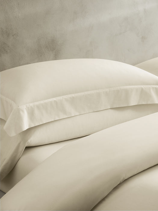 Washed Cotton Percale Duvet Cover