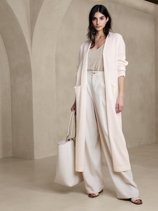 Cora Lightweight Cashmere Duster Cardigan
