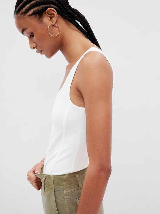 Modern Cropped Corset Tank Top