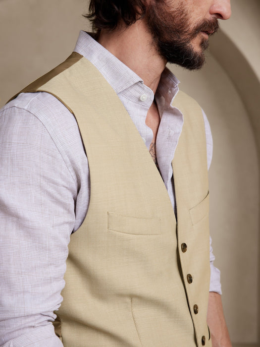 Signature Italian Hopsack Suit Vest