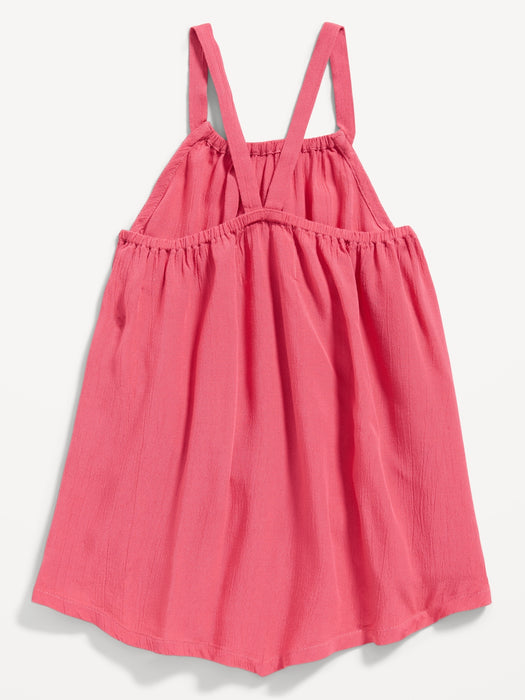Sleeveless Crinkled Top for Toddler Girls