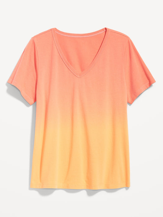 EveryWear V-Neck Ombré T-Shirt for Women