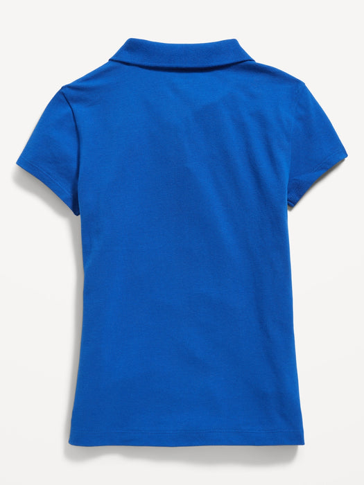 Uniform Pique Polo Shirt for Girls