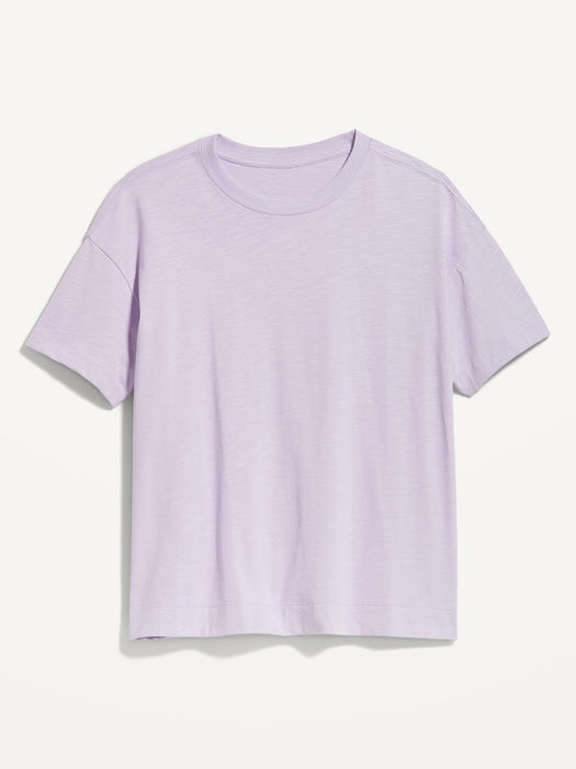 Vintage Slub-Knit T-Shirt for Women