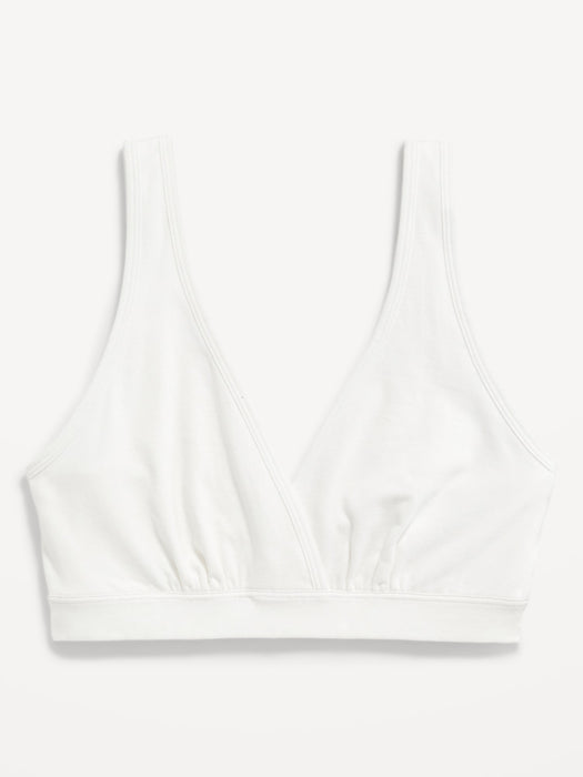 Maternity Cross-Front Cotton Nursing Bralette
